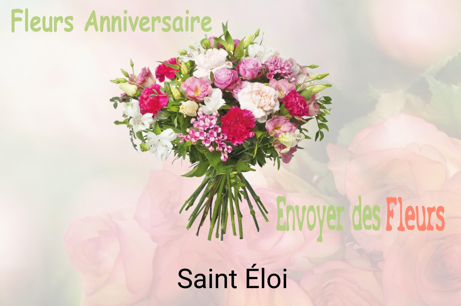 Bouquet de fleurs d’anniversaire livré à Saint-Éloi